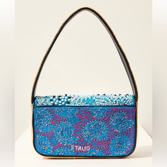 🌺🎉HP🎉🌺 NWOT Staud Tommy Beaded Shoulder Bag Multi Whirlpool 🌟RARE FIND🌟 - Picture 15 of 15